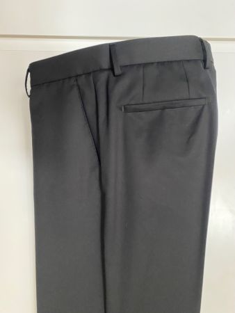 Schwarze Boss One Hose (slim-fit, Schurwolle)