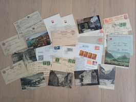 ab 1872 - Restposten Belege / Ansichtskarten - 27 Stück