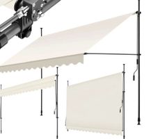 Balkonmarkise 200cm creme Sonnenschutz neu