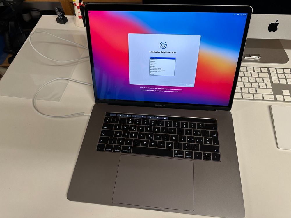Module Touch Bar Pour MacBook Pro 15" - Compatible A1707 (2016/2017) Et A1990 (2018) - Neuf
