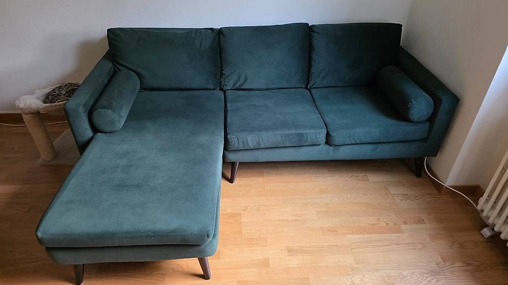 Divani: Canapé d'angle "Ted Lapidus" vert menthe à donner – Usato da Lausanne venduto da androssteel 2