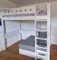 Micasa Flexa White Hochbett inkl. Bettsofa