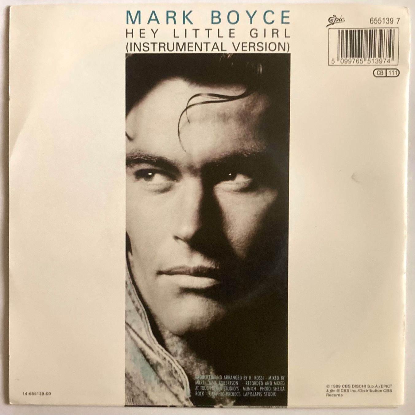 Dischi in vinile: MARK BOYCE - HEY LITTLE GIRL – Usato da Poliez-Pittet venduto da Newtown-Records 1