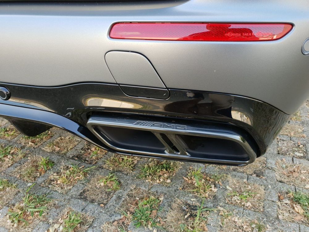 C63 E63 S63 SL55 Edelstahl Auspuff Look Wie AMG Heck Rohre Quad Spitze
