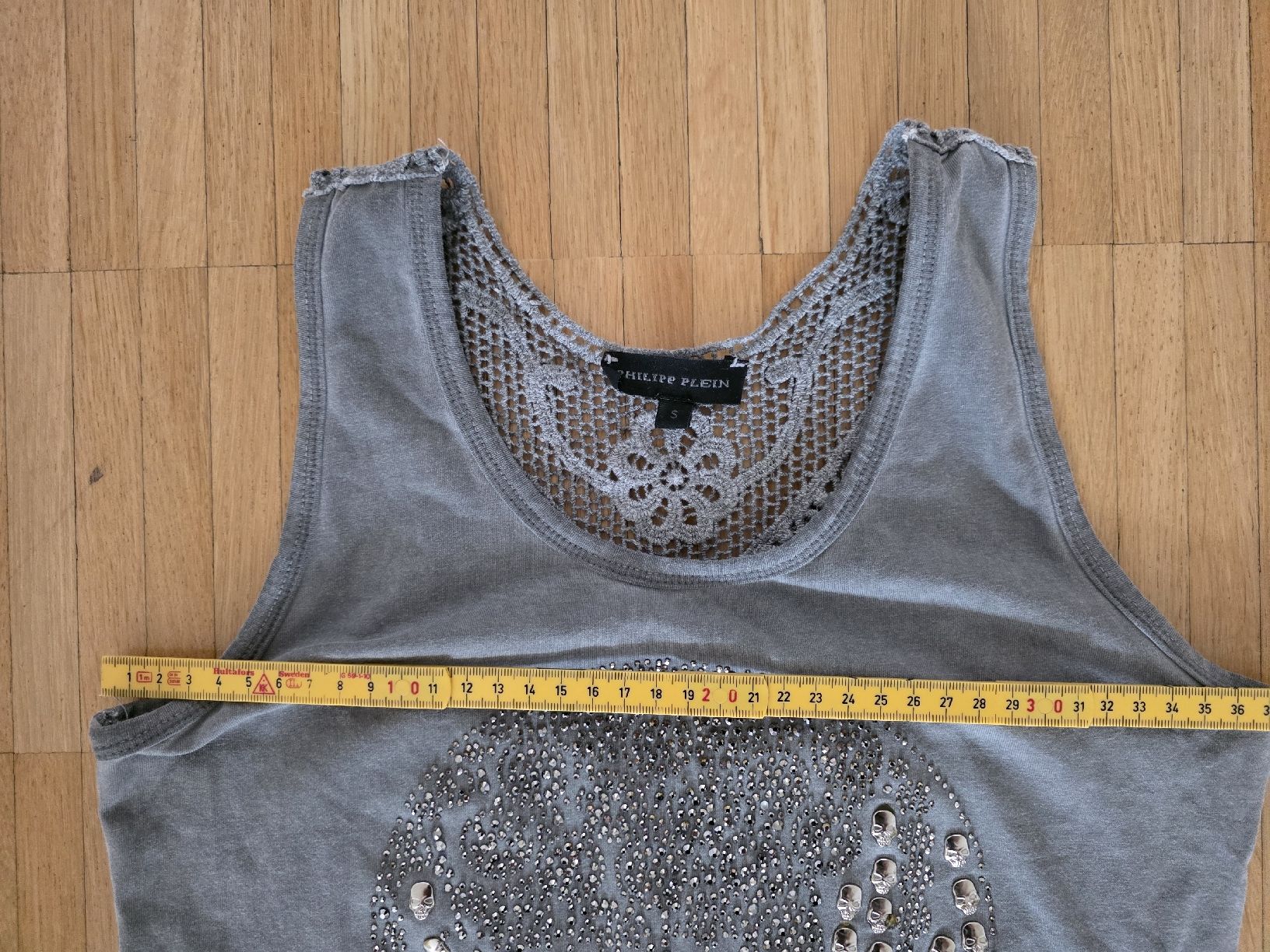 Philipp Plein Top: Philipp PleinTanktop mit Totenkopfprint Gr. S – Usato da Laufenburg venduto da may_r2st 2