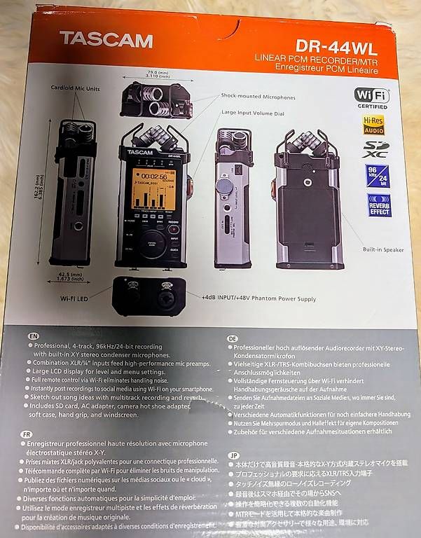 Aufnahmegeräte: Tascam DR-44WL – Gebraucht aus Langnau i. E. von blu_7xhw 4