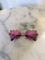 Occhiali da sole Swarovski decorati con cristalli rosa