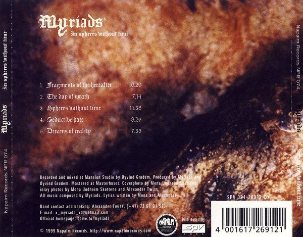 CDs: Myriads - In Spheres Without Time – D'occasion à Uzwil par visions77 1