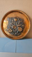Decorazione rotonda da appendere in rame (fiori)