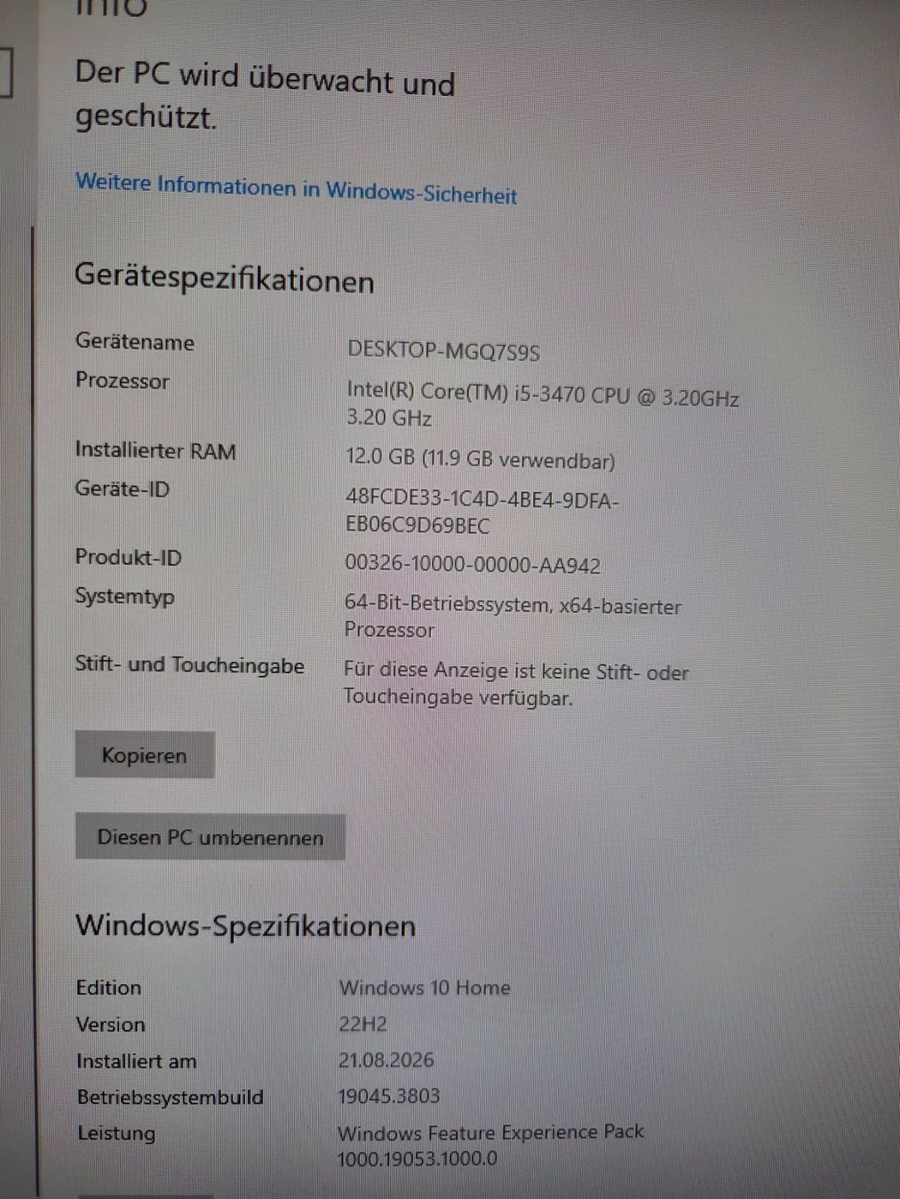 Fujitsu PC: Fujitsu RETEQ PC intel Core i5 – Usato da Domat Ems venduto da tchnesa 6