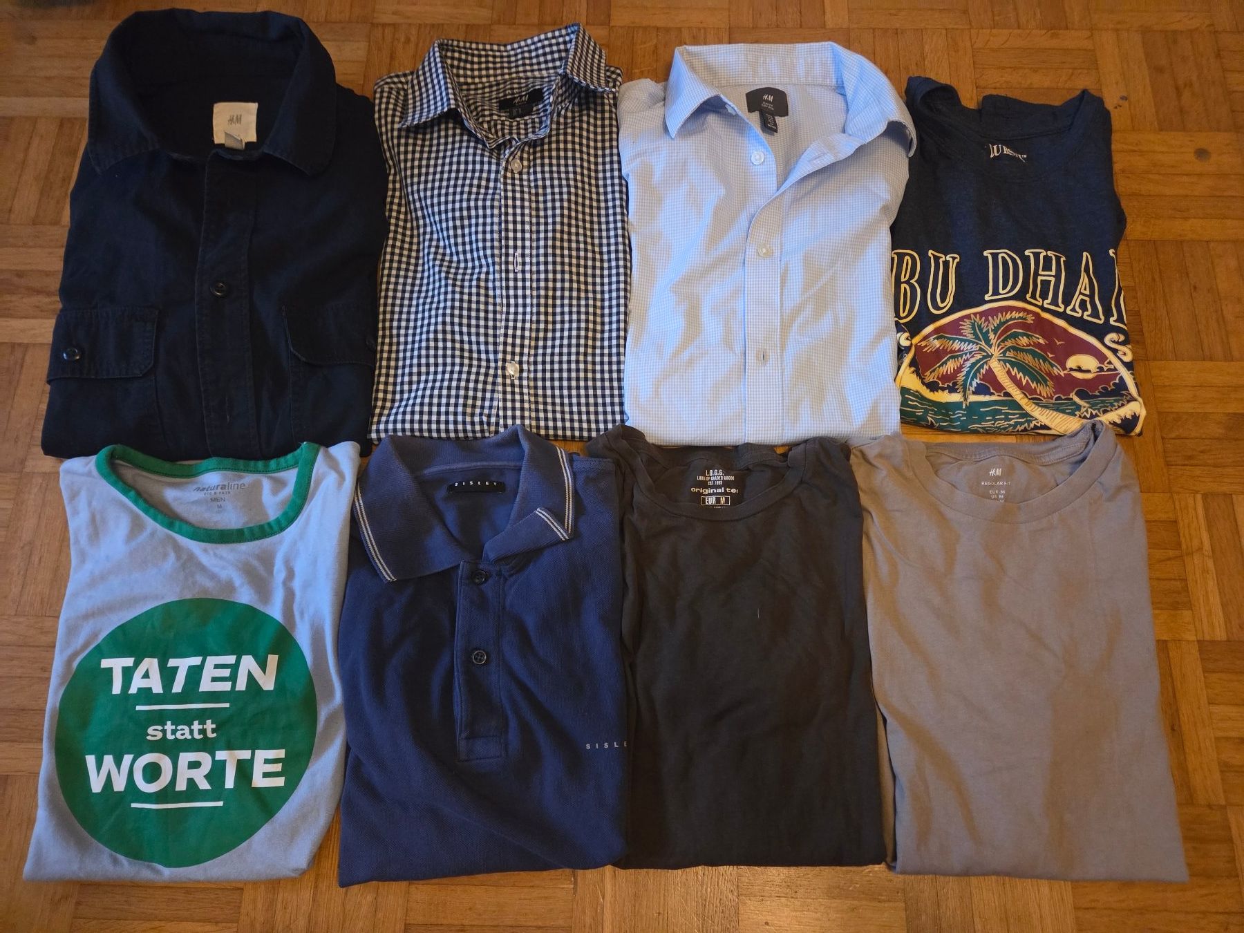 Kleiderpakete: Hemden & T-Shirts Gr. M – Gebraucht aus Basel von grandfamily