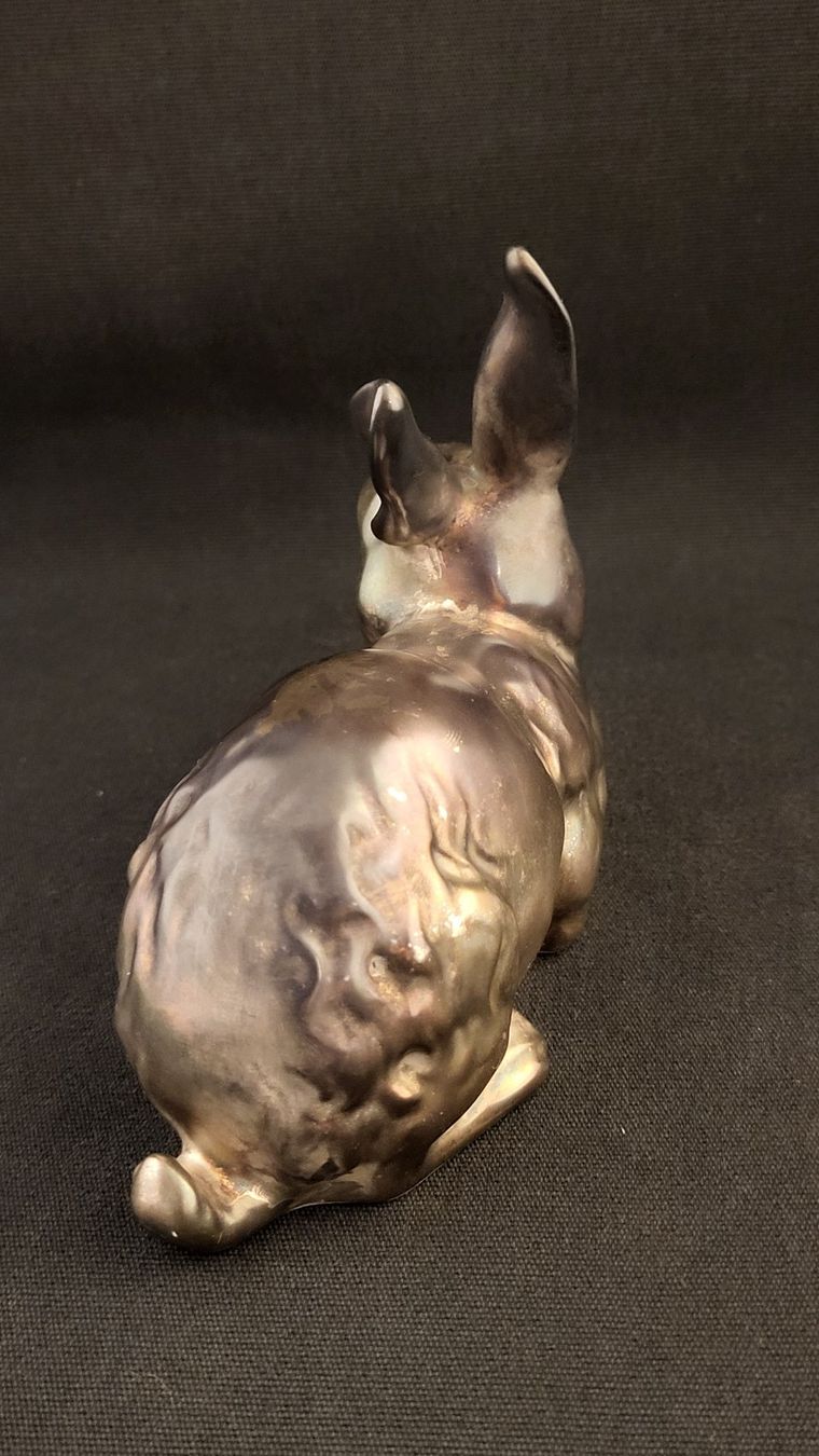 Statuette: Porzellan-Hase REICHENBACH – Usato da Basel venduto da spinne02 4