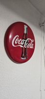 Plaque Coca-Cola Métal Rouge Rond 2003 