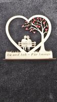 Romantic Wooden Decoration:"You and Me - Forever" Gift!