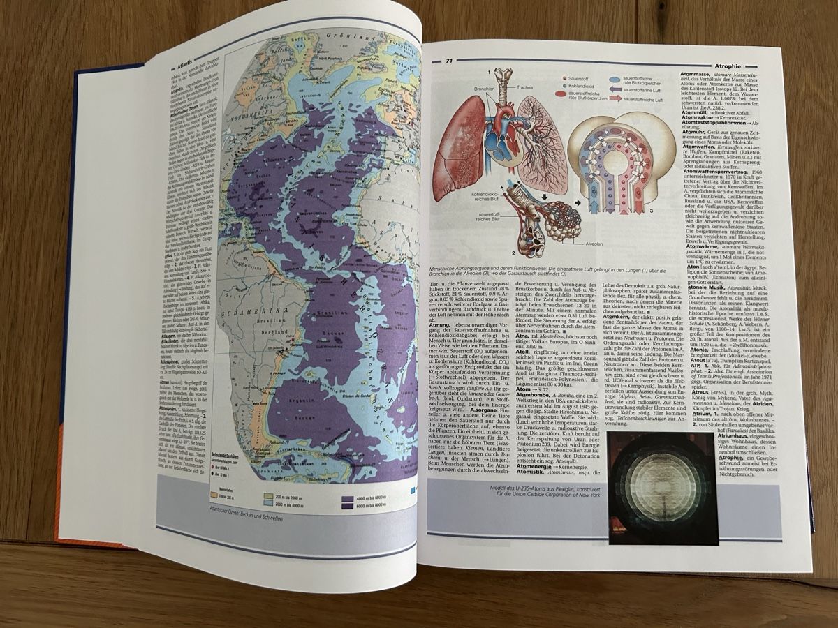 Libri: Bertelsmann Universal Lexikon A-Z mit Atlas – Usato da Bern venduto da kat_sm88 5