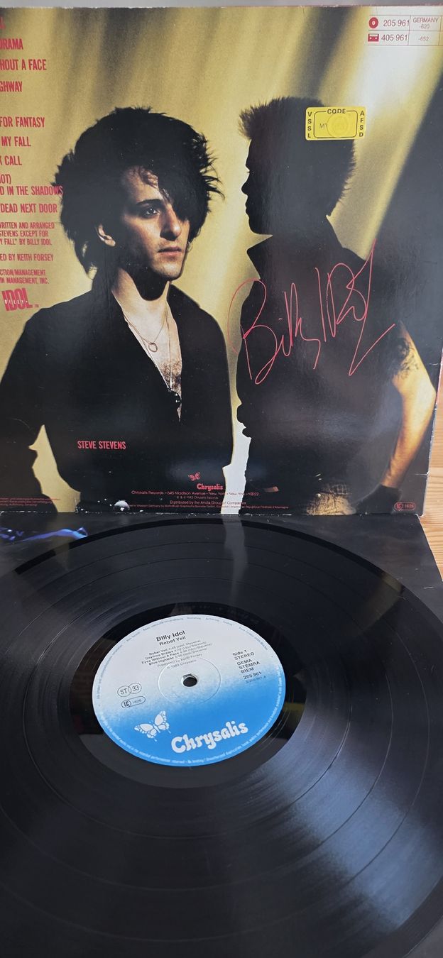 Schallplatten:  Billy Idol Rebel Yell 1983 Vg,Vg – Gebraucht aus Yvonand von RF-VINYL 2