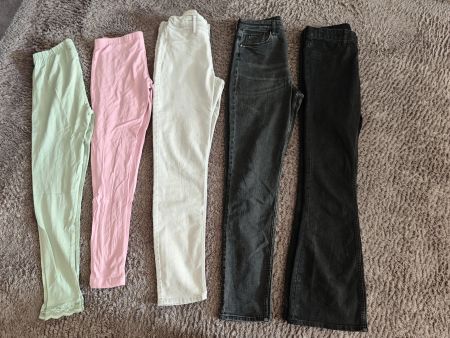 5 Hosen/Jeans Mädchen Grösse 158 Top Zustand!