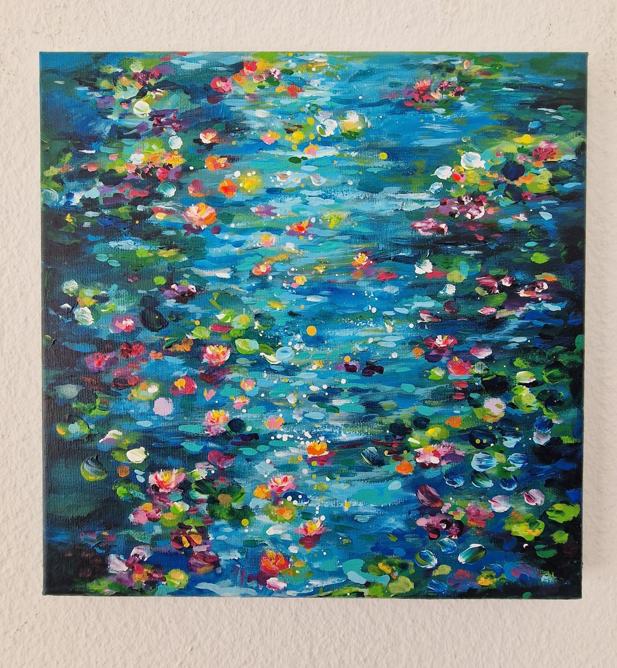 Tableaux: Am Seerosenteich – Neuf avec emballage d'origine à Heimberg par CBalmerArt 1