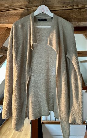 Marc O'Polo Cardigan Damen Gr. S Wolle beige