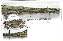 Gruss aus Herrliberg Litho