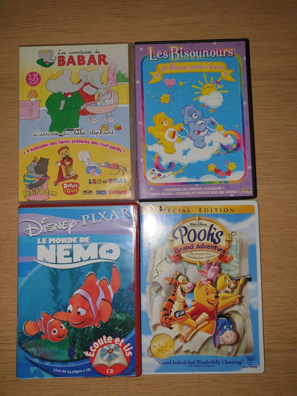 Bücher: Le Monde de Nemo, Buch, CD Nemo, Barbara, Pooh's, Bisounours – Gebraucht aus Schönengrund von Liane63