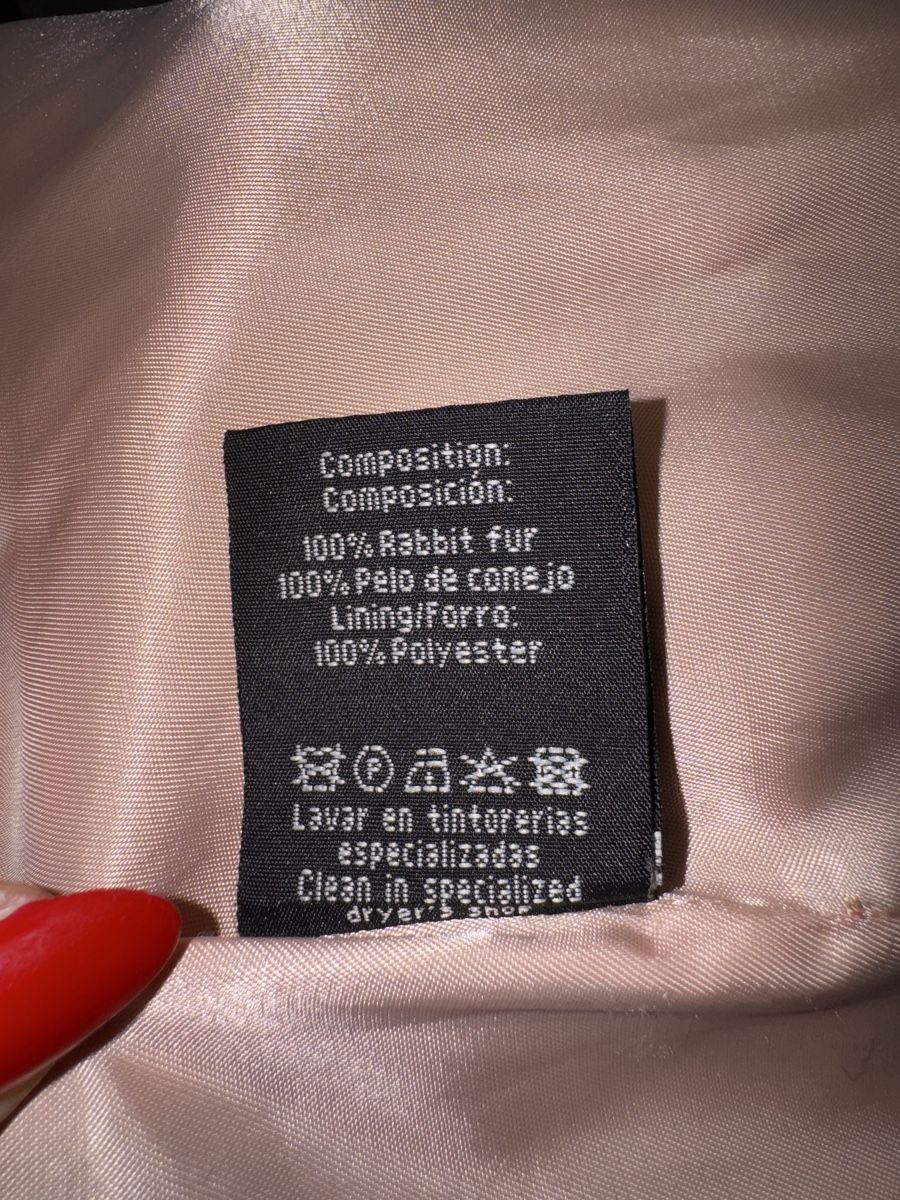 Giacche: Pink Fur Jacket Justkrisson 100% Rabbit Fur Size 42 – Nuovo (secondo la descrizione) da Wallisellen venduto da Corinne.- 7