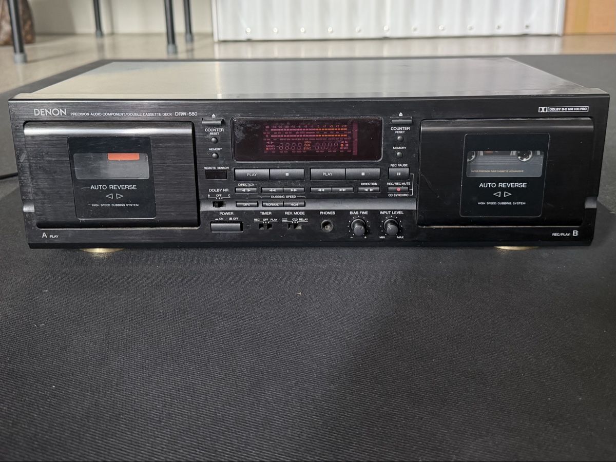 Denon Apparecchi a nastro: Doppel-Kassettengerät Denon DRW-580 – Usato da Bern venduto da Trinity0 2