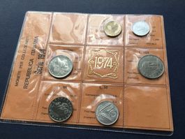 Serie IPZS 1974 , seltene, unzirkuliert stgl