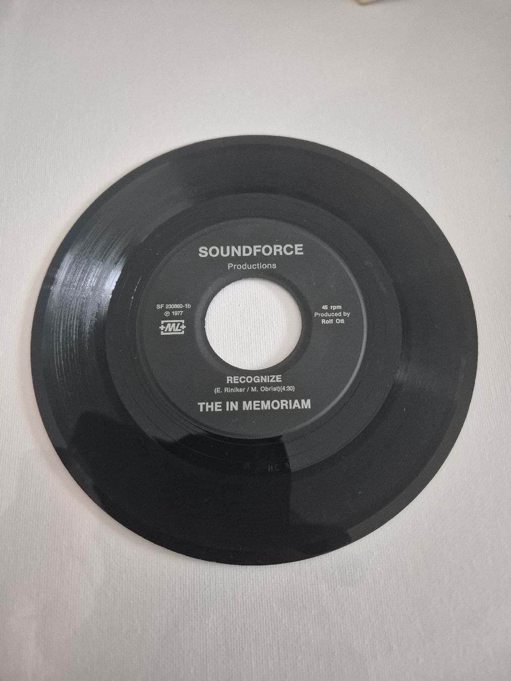 Dischi in vinile:  The In Memoriam  - Unsteady/Recognize - Single 7 , CH – Usato da Uster venduto da newwave0 3