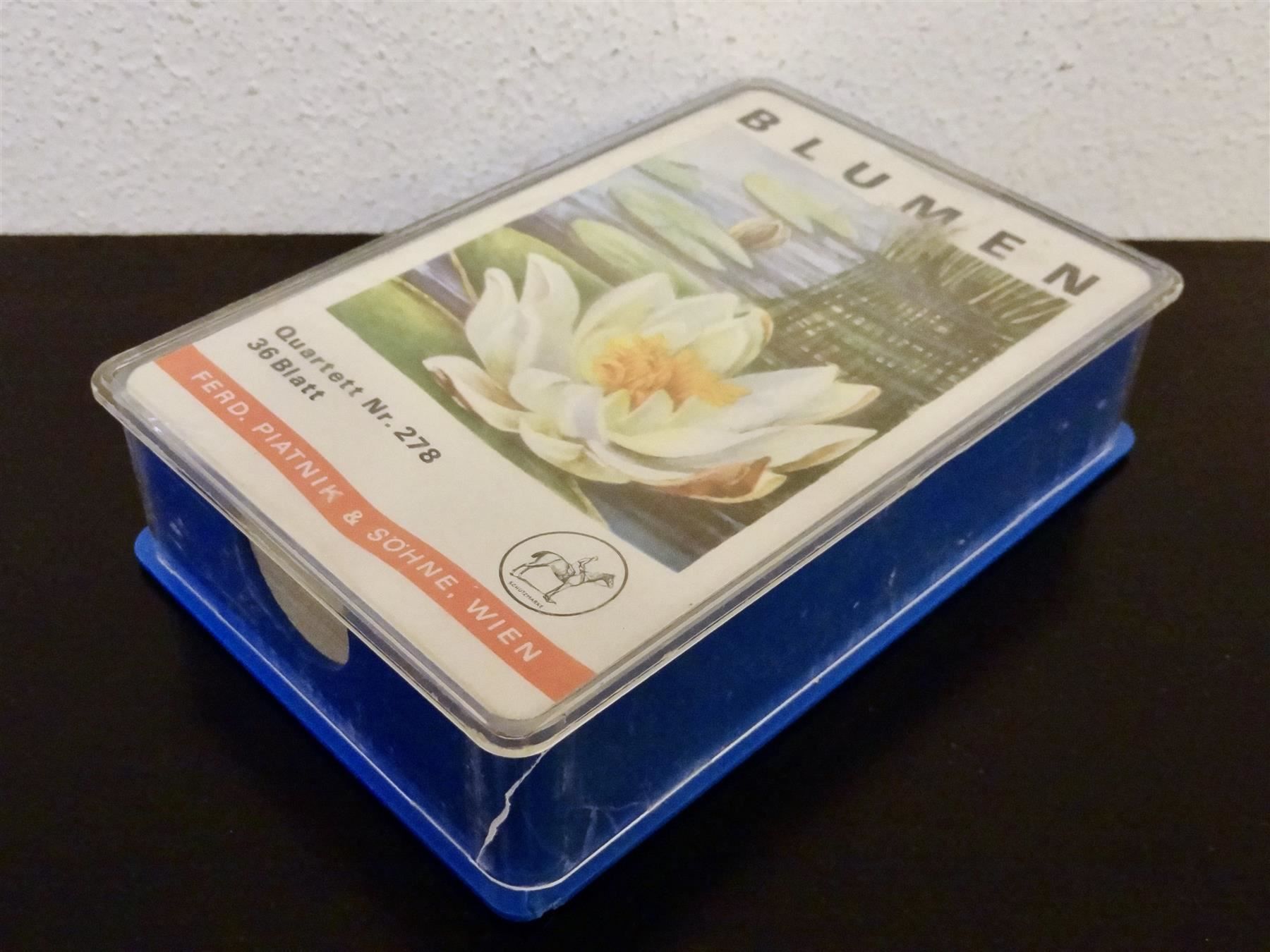 Giochi: altes Quartett BLUMEN-QUARTETT BLUMEN – Usato da Kerzers venduto da wisaundso