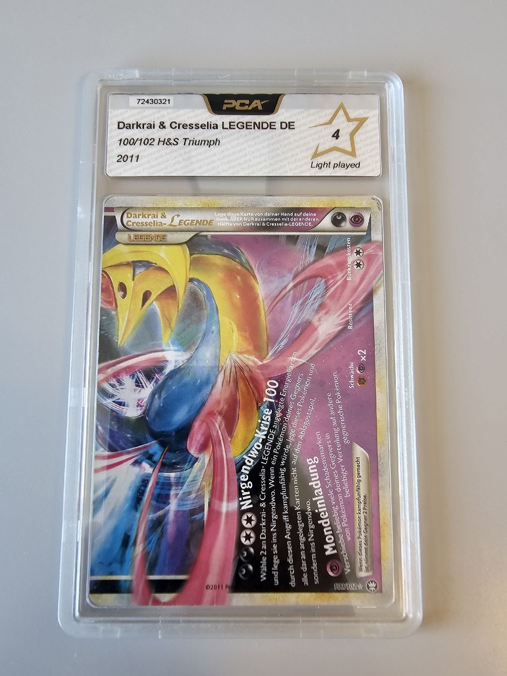 Pokémon Carte collezionabili: Darkrai & Cresselia Legende DE – Usato da Häutligen venduto da Konvolut_Shop_CH