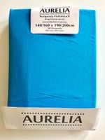 AURELIA Feinjersey Fixleintuch türkis - 140/160 x 190/200cm