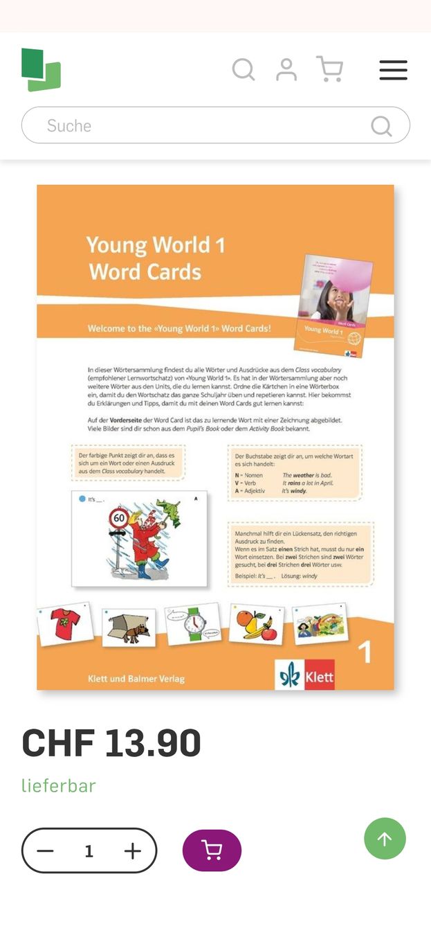Libri: Young World 1, Englisch lernen Paket – Nuovo (secondo la descrizione) da Dettighofen Lengw. venduto da mai_75wt 3