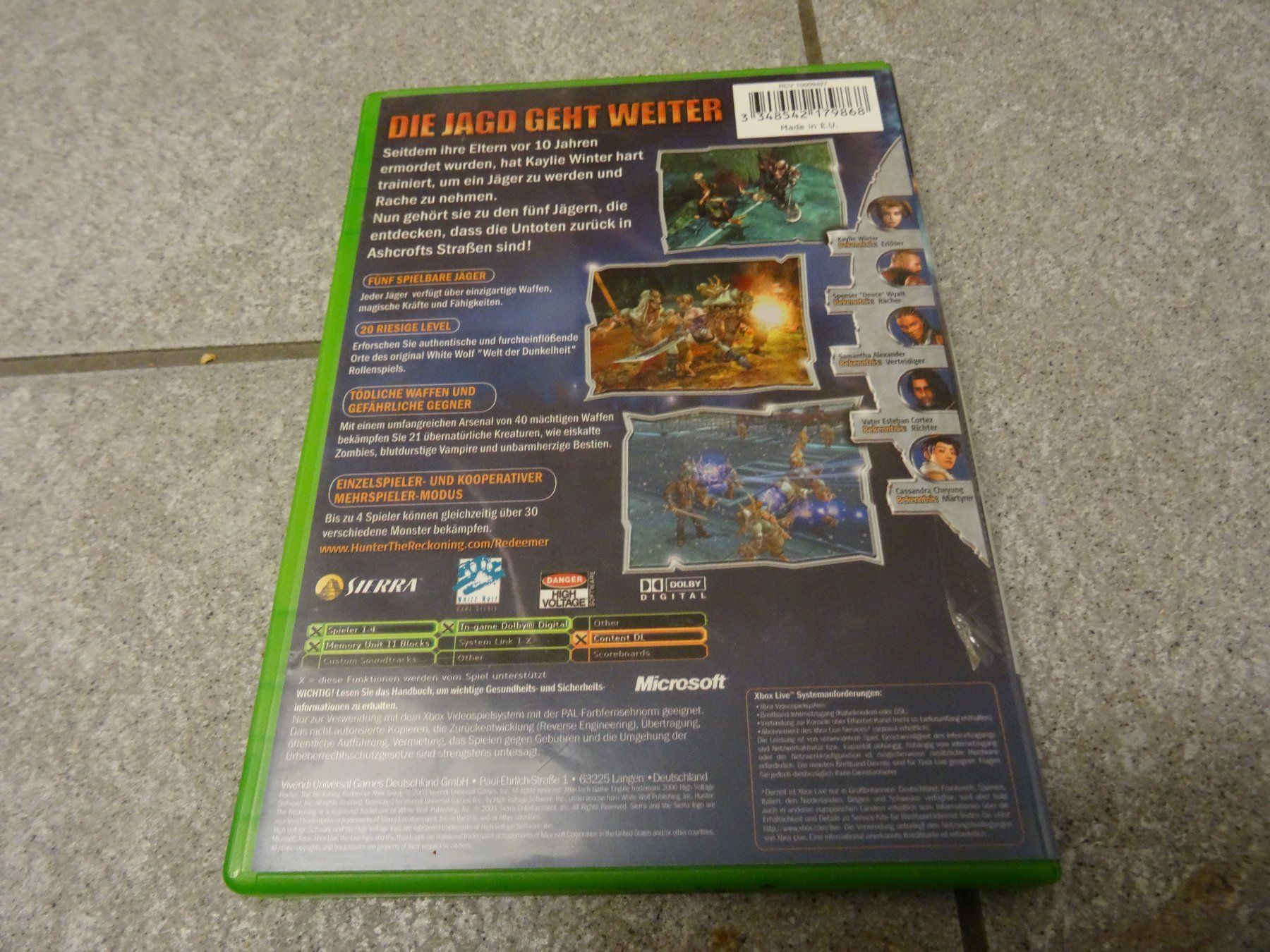 Giochi: Hunter The Reckoning - Redeemer XBOX – Usato da Olten venduto da Disc-Ausverkauf 2
