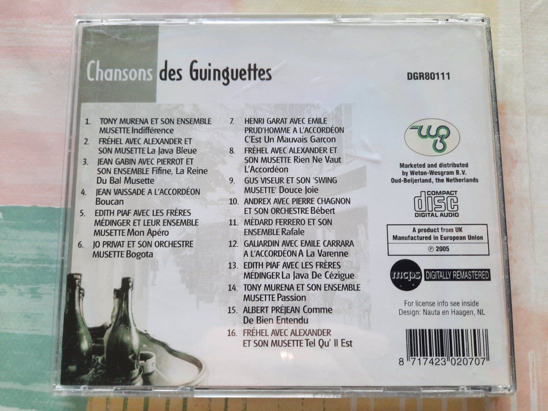 CDs: CD Chansons des Guinguettes – Gebraucht aus Pully von bro_n52j 2
