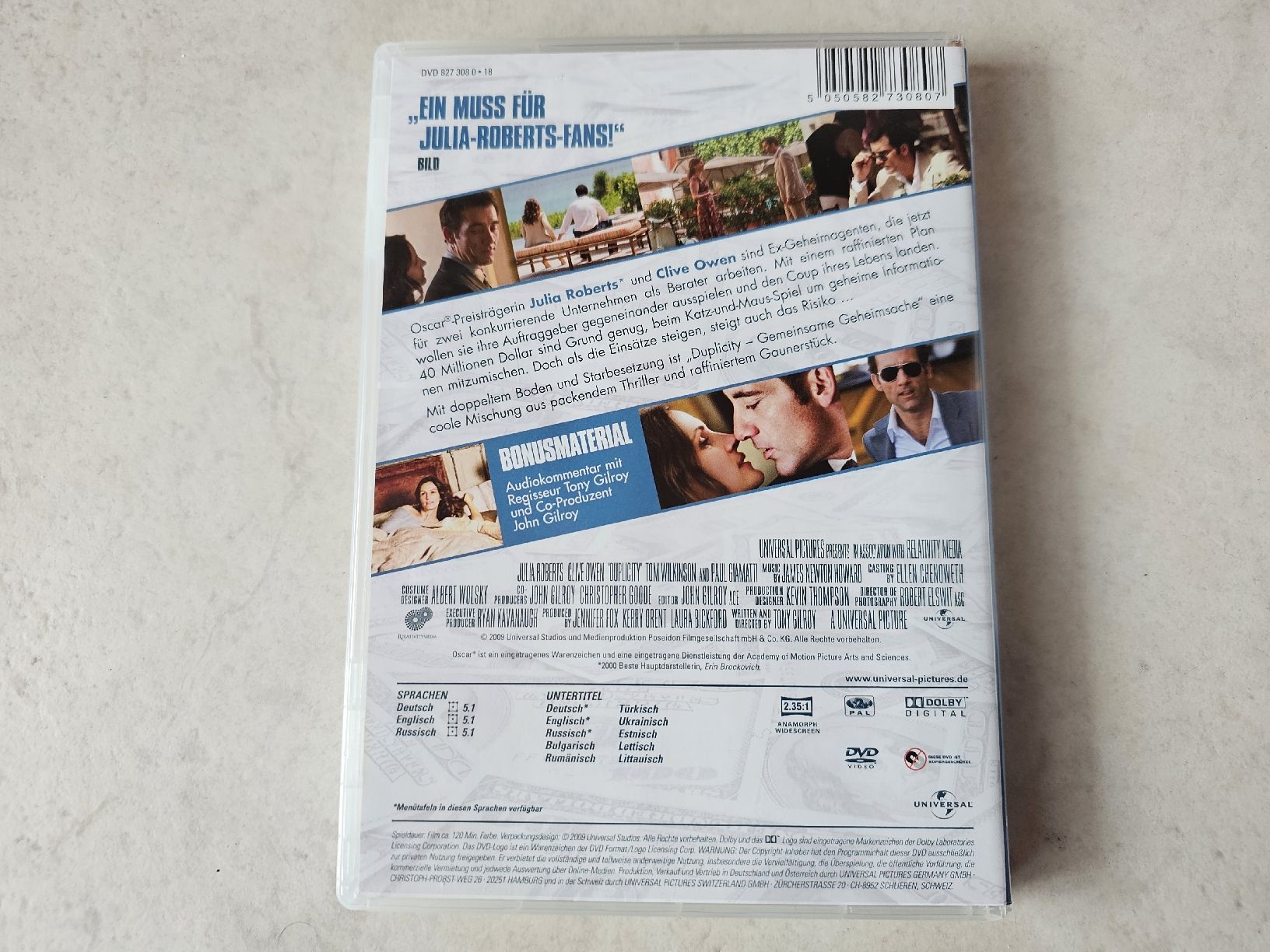 Tutti i DVDs: Duplicity  -  Gemeinsame Geheimsache – Usato da Schneisingen venduto da backstore24 1