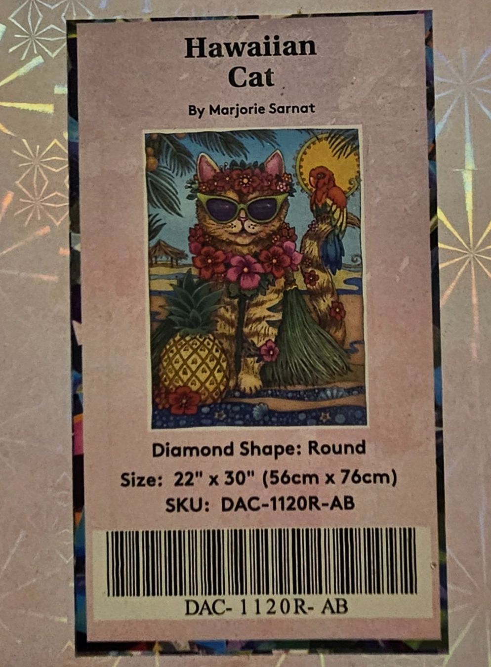 Bastelsets: DIY Diamond Art Kit, Hawaiian Cat – Neu und originalverpackt aus Allenwinden von plasma66 4