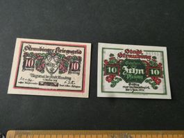 Dt. Reich, Straubing    Notgeld  (mit Mängel)