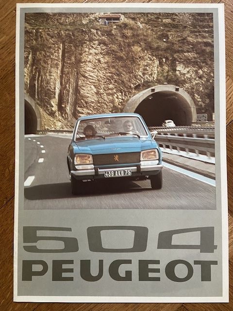 Catalogue Peugeot 404 Bachée 1969 - Prospectus Vintage Collector