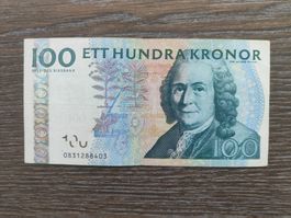 Schweden 100 Kronen 2010 !!!!!!