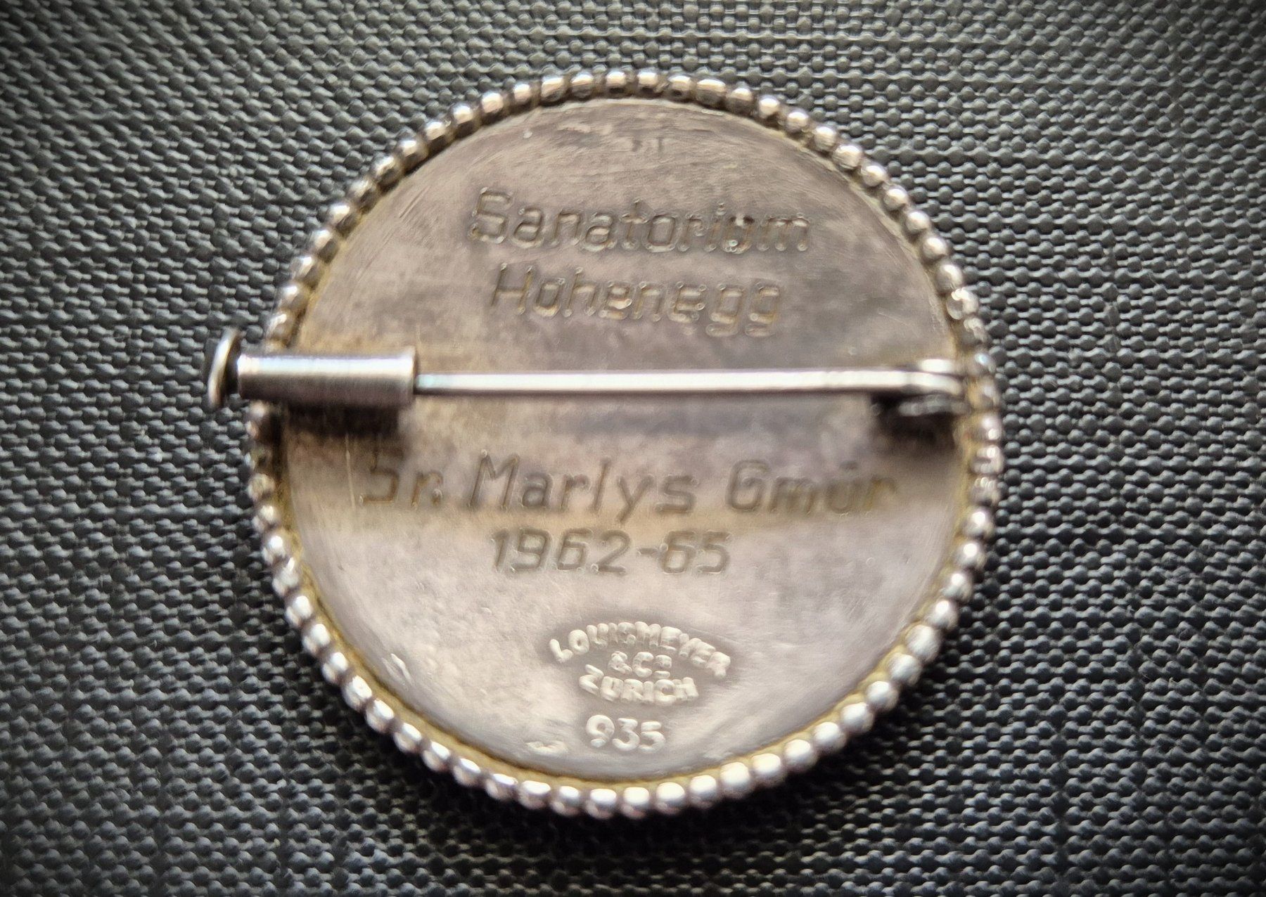 Placchette & Badge: Abzeichen: SANATORIUM HOHENEGG – Usato da Zürich venduto da brinkosos 1