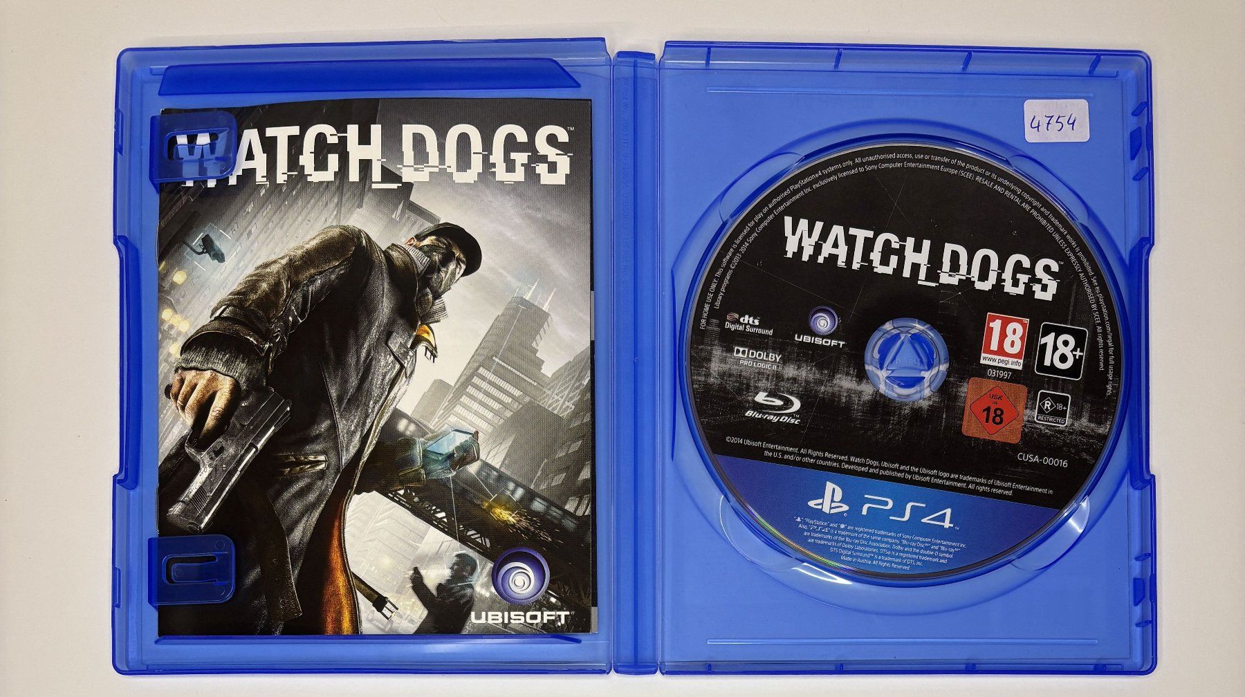 Giochi: PS4 - Watch Dogs – Usato da Allschwil venduto da Bullach 1