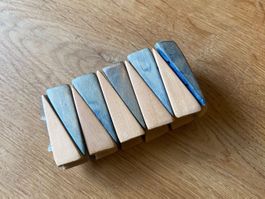 Armkette / Armband aus Holz mit Gummizug