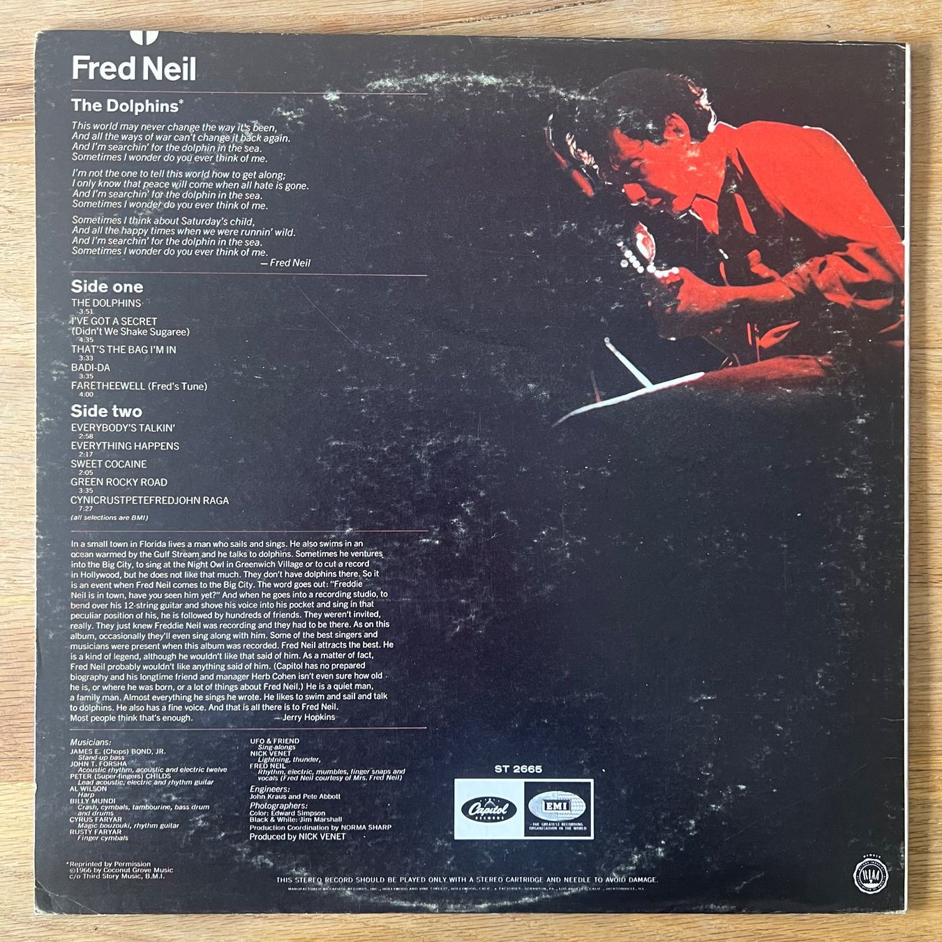 Dischi in vinile: Fred Neil - Same / 1. US-Press. 1966 – Usato da Gais venduto da soundcave57 1