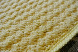Erstlings- & Babydecke 78 x 76cm *vanille *neu