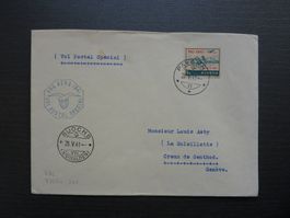 FDC  Flugpost (F35A1) Buochs,  Fr. 17.50