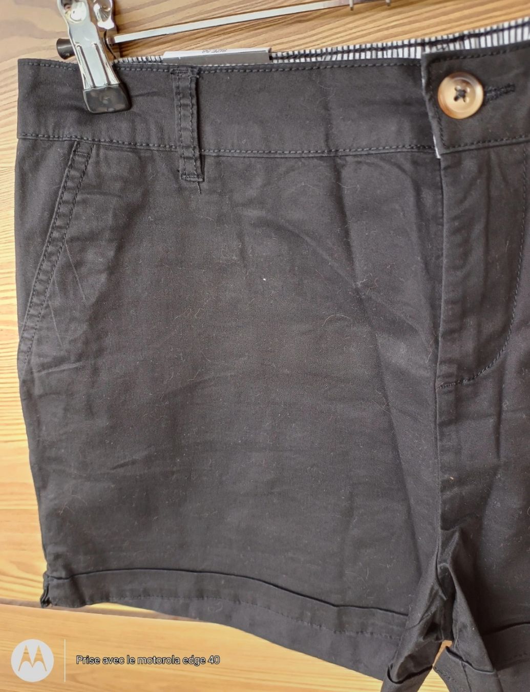 Hosen: Chicorée Short noir en coton 38 - Neuf – Neu und originalverpackt aus Genève von Brachiopode 3