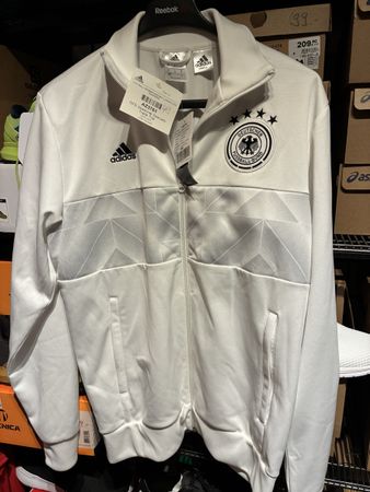 Adidas DFB Trainingsjacke Weiss, Gr. M, neu
