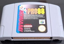 NBA Pro 98 - Cartouche Nintendo 64 en Superbe Etat!