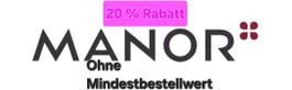 20% MANOR Gutschein Online oder im Geschäft einlösbar!